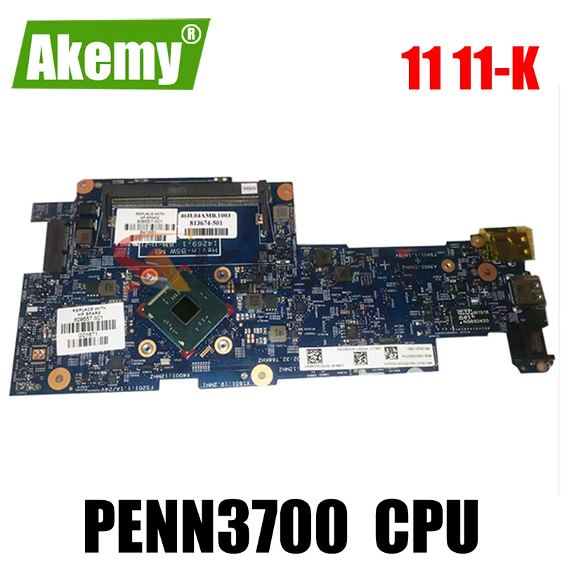 

Laptop Motherboard for HP Pavilion x360 Convertible 11 11-K 11T-K000 Series 809557-501 809557-001 UMA PenN3700 100% fully tested