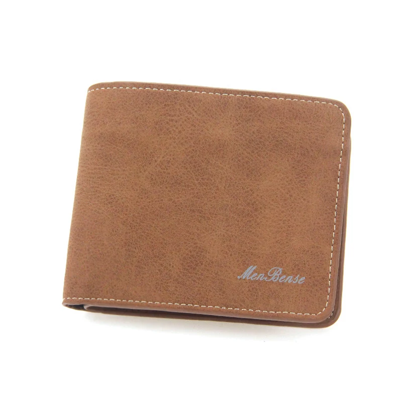

2022 Men Wallet PU Short Wallet European and American Style Casual Fashion Large-capacity Multi-card Slot Men Purses