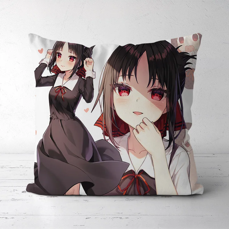 

Kaguya-sama Love Is War Shinomiya Kaguya Anime Two Sided Pillow Cushion Case Cover 291