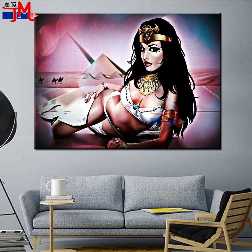 Женская квадратная Мозаика из эпоксидной смолы |