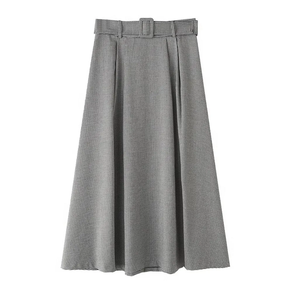 Женский Весенне-летний Клетчатый Комплект-рубашка В Европейском И Американском