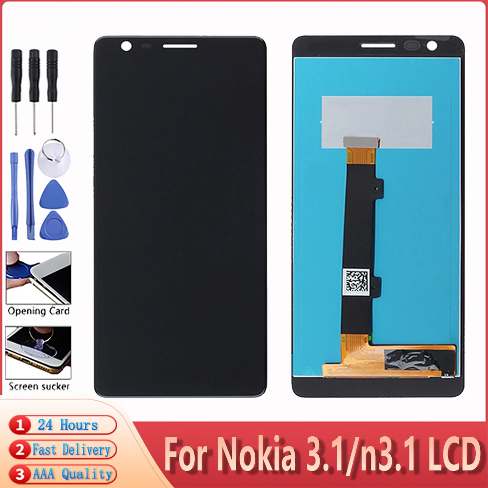 

ЖК-дисплей с сенсорным экраном и дигитайзером в сборе для Nokia 3,1 TA 1049 1057 1063