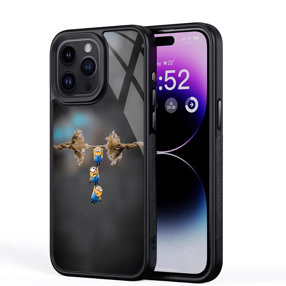 M-Minionss чехол для телефона Magsafe беспроводные зарядные чехлы IPhone 15 13 12 11 14 Pro Max Mini 8 Plus