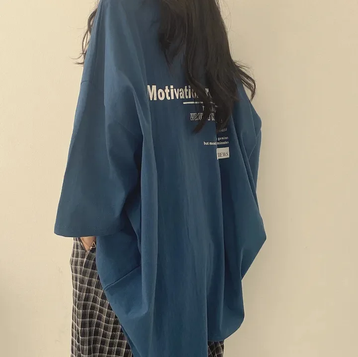 Летняя свободная облегающая футболка с длинным рукавом женские топы футболки в