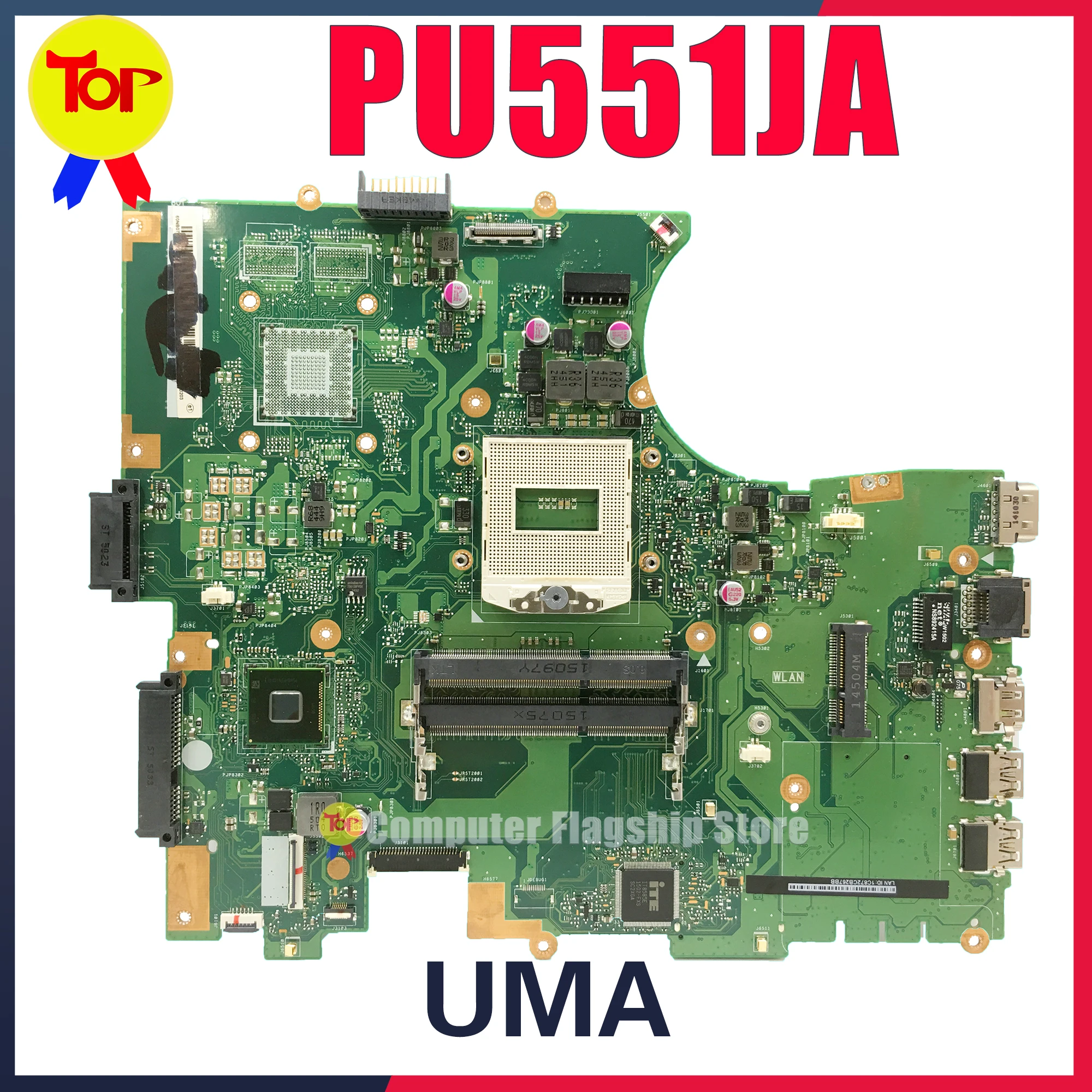 Материнская плата PU551JA для ноутбука ASUS PU551J PRO551J PRO551JA PU551JF материнская плата UMA 100% рабочая
