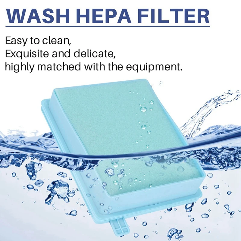 20Pcs/Lot Filter Mesh HEPA FILTER BUFFALO-MISTRAL For Vacuum Cleaner FC8515 FC8516 FC8517 FC8518FC8470 FC8471