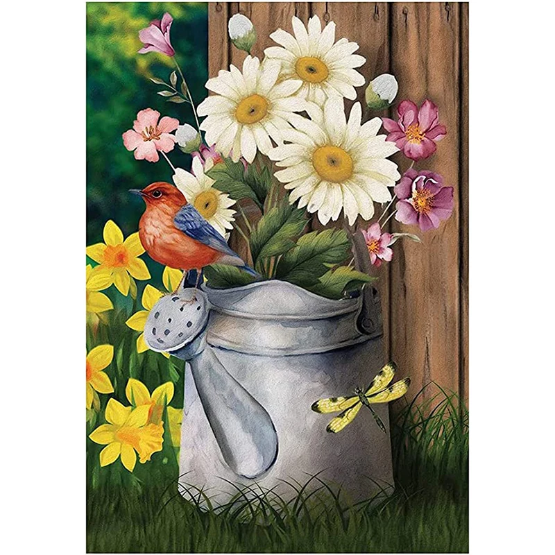 

5D DIY Diamond Painting Bird Diamond Embroidery Art Flower Daisy Cross Stitch Kits Animal Picture Home Decoration Birthday Gifts