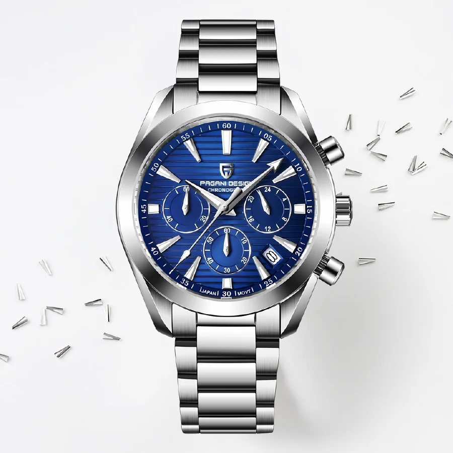 

PAGANI DESIGN AT 2022 New Men's Watches Luxury Quartz Watch for men Sport Chronograph Sapphire mirror Wristwatch 100M Waterproof