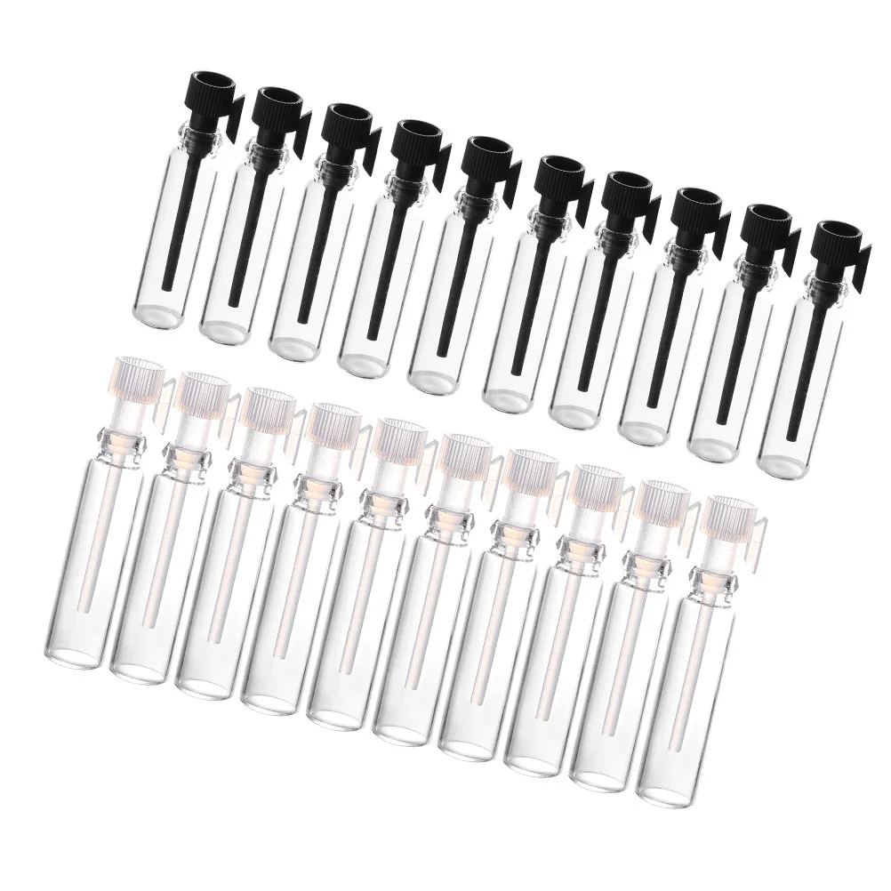 

100 Pcs Glass Bottle Bottling Empty Bottles Essential Oil Storage Perfume Sampler Travel Small