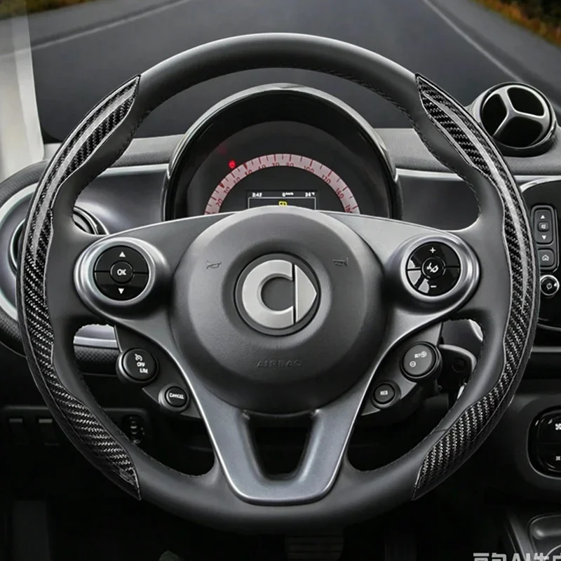 Фото Чехол на руль Smart, подходит для Fortwo 451 450, Tronsmart T7 453, Gauge Gbd2 1 3, Forfour Roadster Electric №1