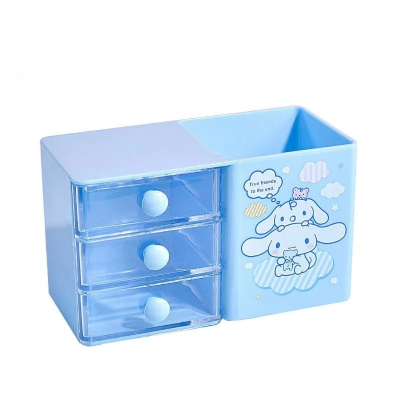 Sanrioed My Melody Cinnamoroll Kuromi аниме коробка для хранения Kawaii держатель ручек ящик