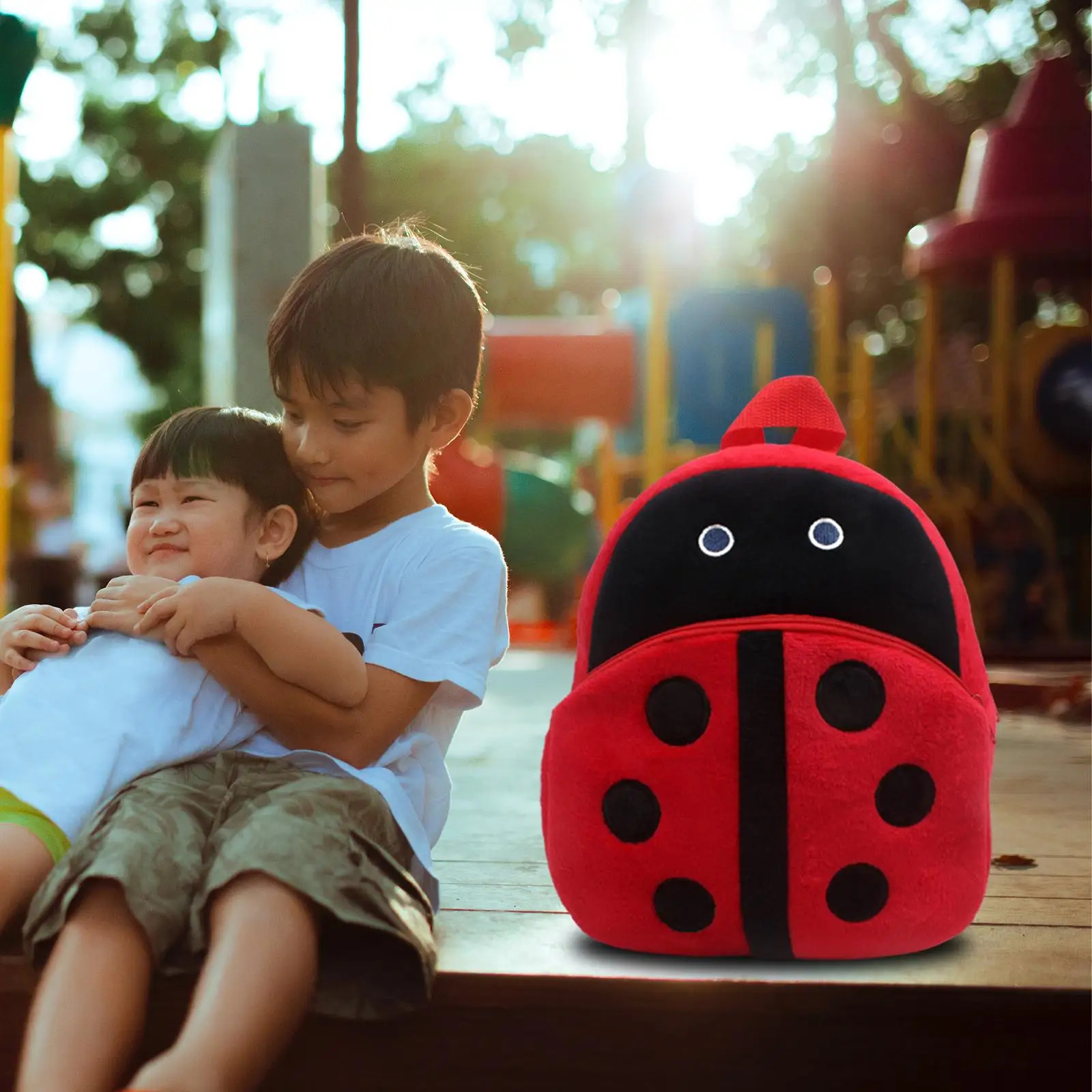 

Kawaii Children Plush Backpack Adjustable Strap Rucksack Baby Toy for Travel