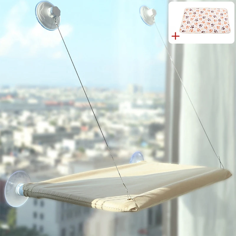 Подвесная кошачья кровать мощный гамак на присоске для кошек котят домик