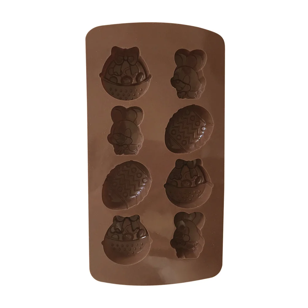 

1pc Silicone Nonstick DIY Easter Egg Rabbit Cake Chocolates Candy Mold Moulds for Home Kitchen