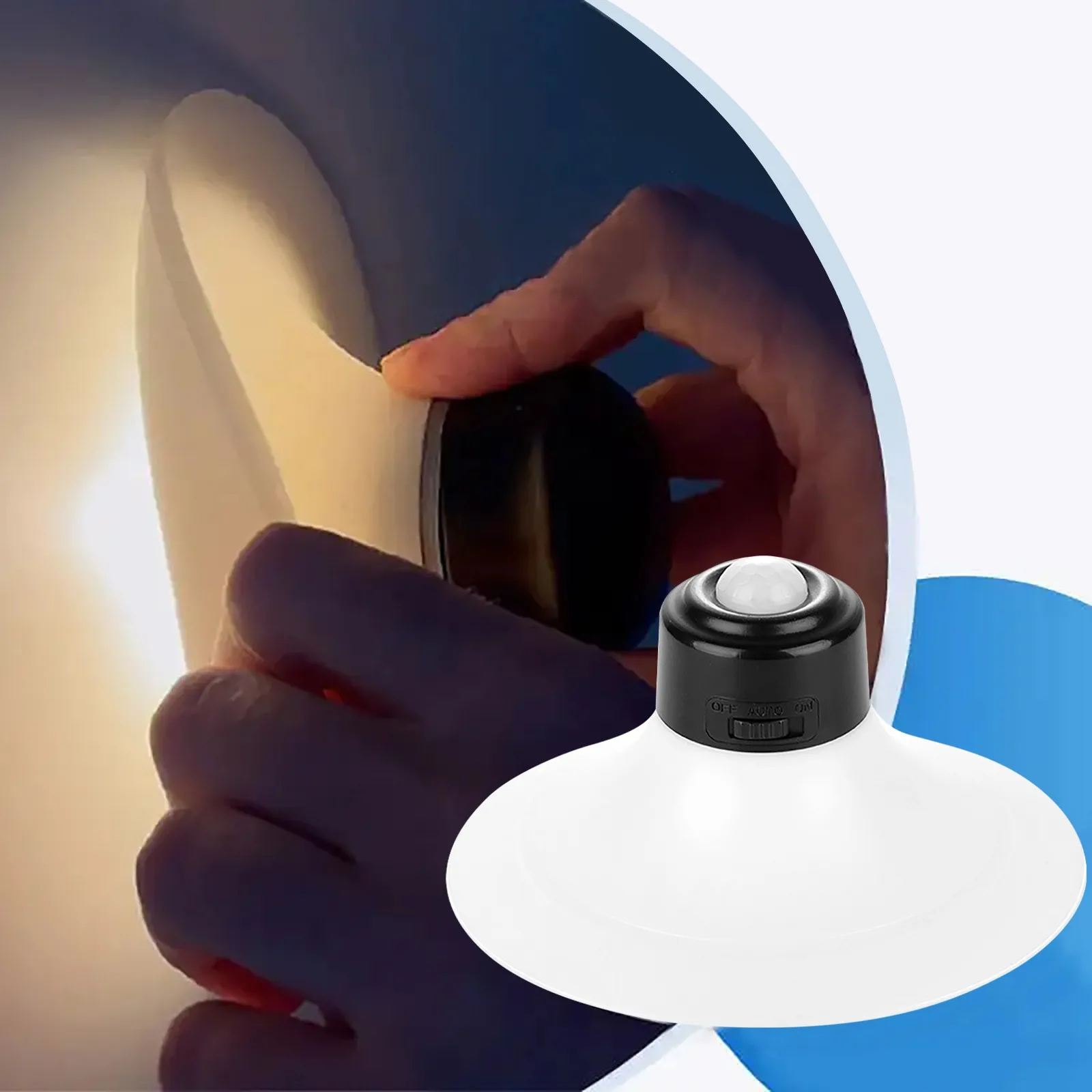 

Induction Night Light Creative Suction Cup Motion Sensor Wall Light USB Rechargeable Smart Night Light Suction Bedroom Lamp