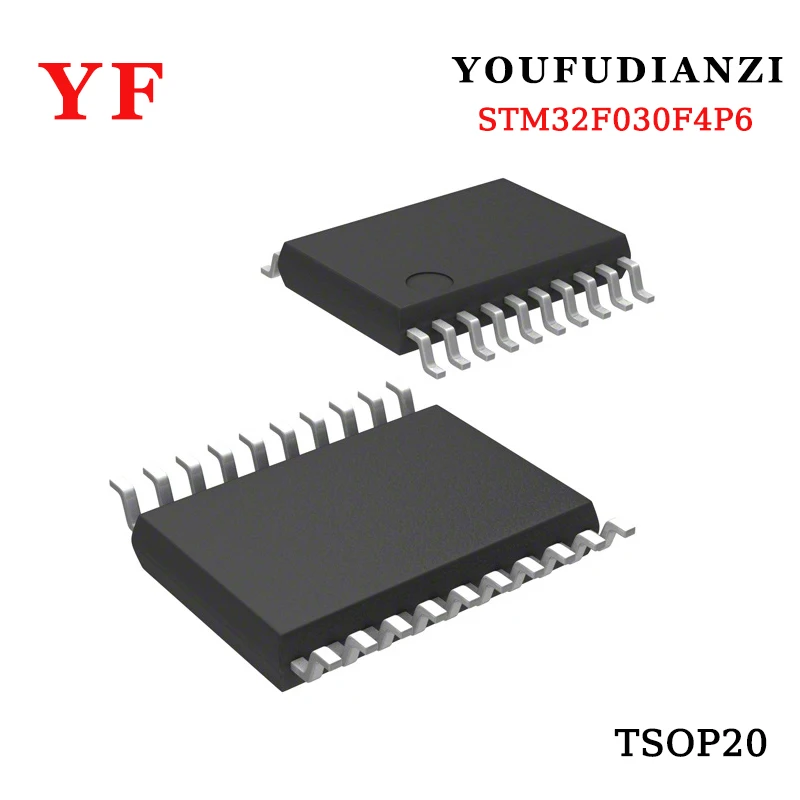 

10pcs/lot New and original STM32F030F4P6 CORTEX-M0 TSSOP-20 Microcontroller 32-bit