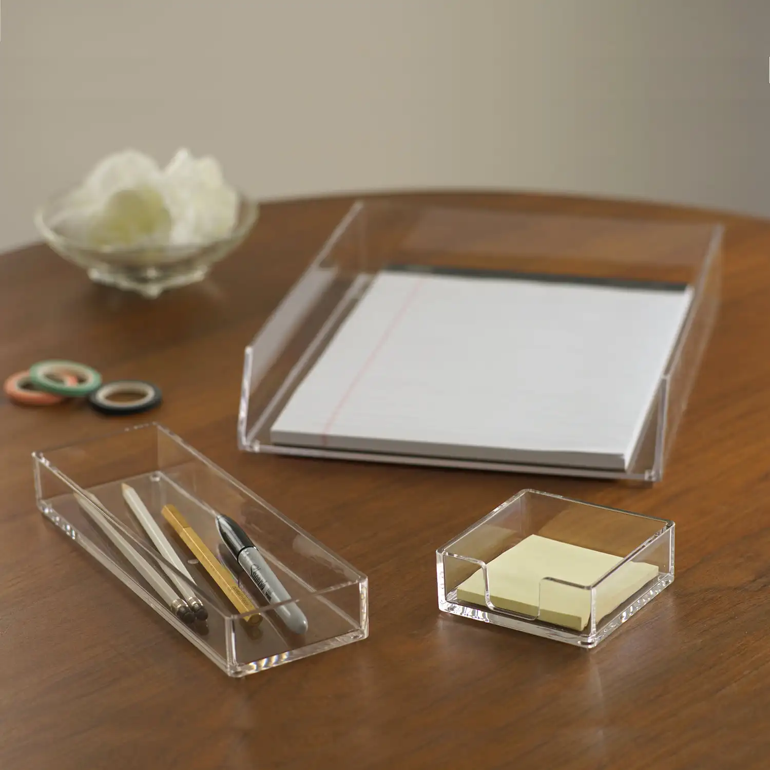 

Acrylic 3-Piece Organization Set