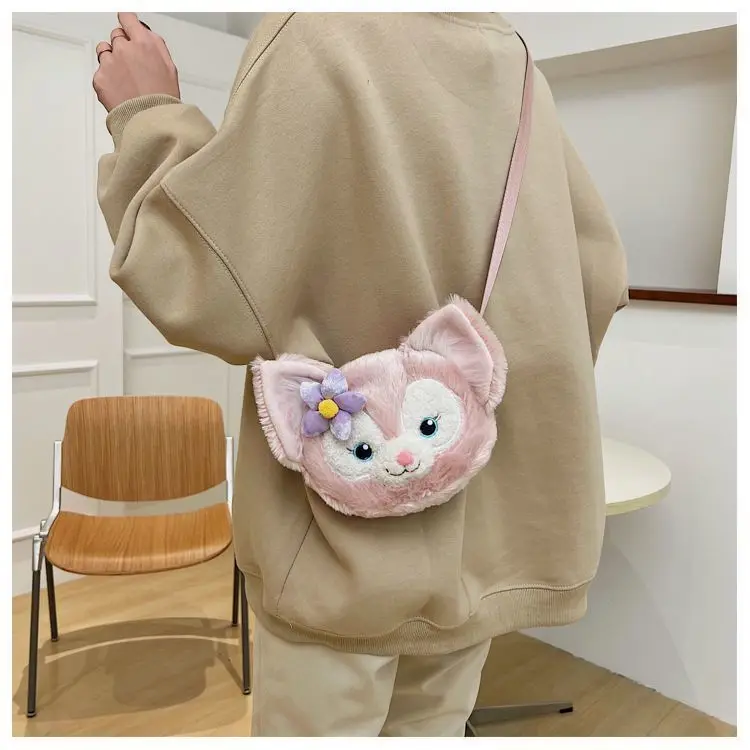 

Disney New Plush Crossbody Bag for Female Students Japanese Disneyland Lingna Beier Cute Large Capacity Cartoon Bag