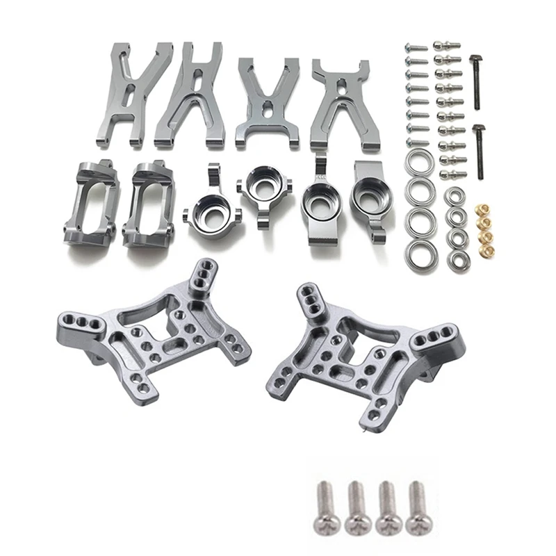 

For Wltoys Metal Shock Absorber Board A959-B A949 A959 A969 A979 K929 Grey & Suspension Arm & Front/Rear Hub C Seat