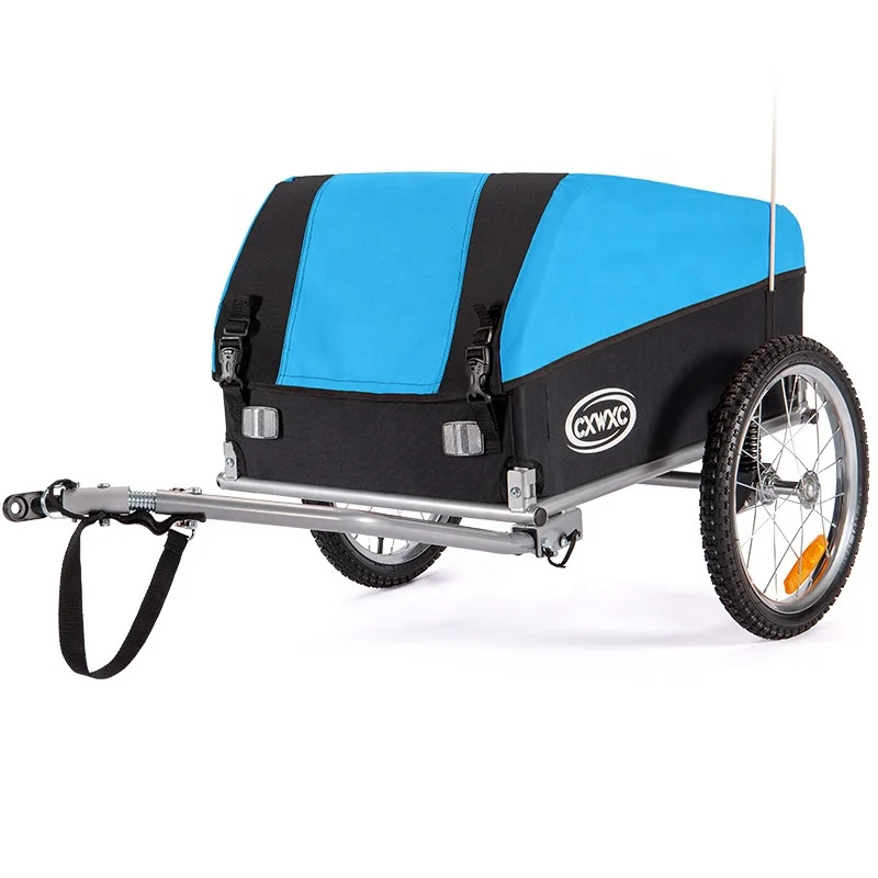 

Cycling Accessories Foldable Bicycle Cargo Trailer Bike Trailer For Camping Pet Dog Luggage Carry