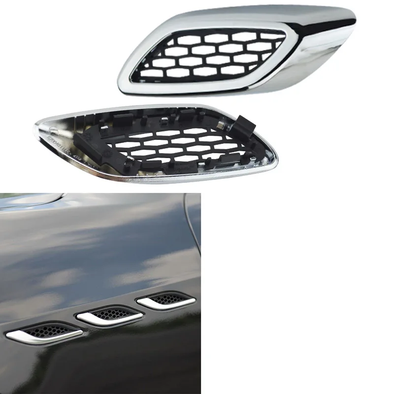 

Car Fender Side Air Vent Outlet Cover for Maserati Quattroporte Ghibli Levante Body Sticker Cover Accessaries
