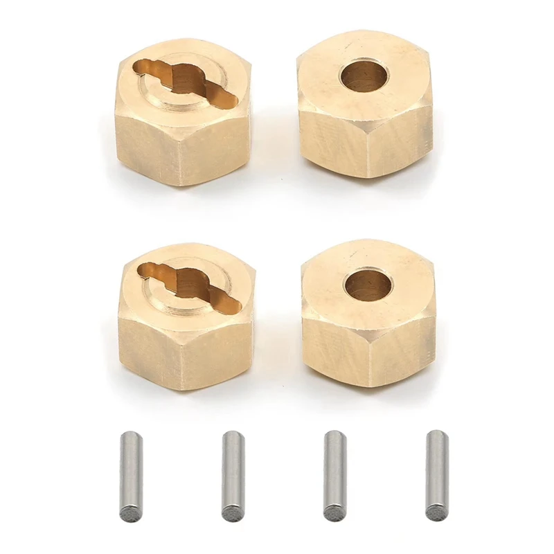 

Латунный адаптер для шестигранного колеса, 1 комплект, 12 мм, для осевого гусеничного автомобиля UTB18 каприа 1/18 RC