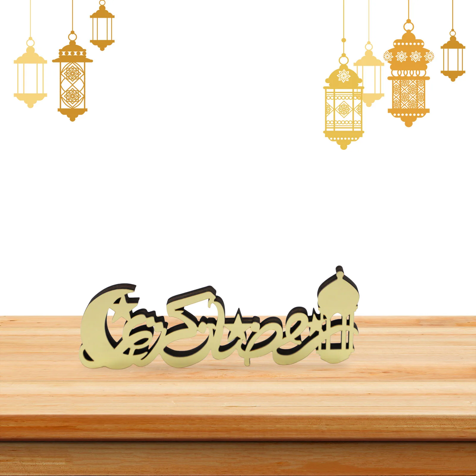 

Eid Mubarak Ornament Acrylic Wood Acrylic Ramadan Decorations Eid Al Adha Gift Muslims Islamic Event Party Supplies Eid Al Adha