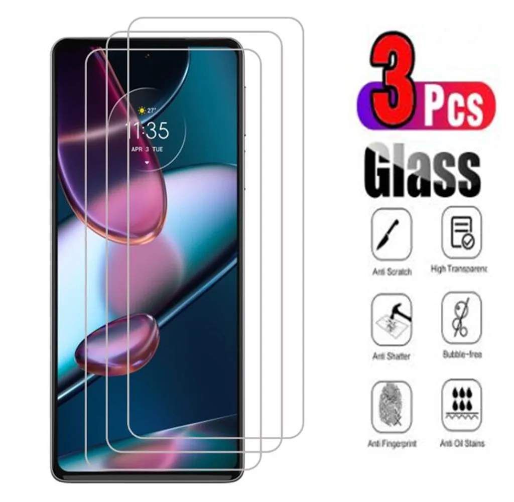 

3 шт., защитное закаленное стекло для смартфона Motorola Edge 30 Pro