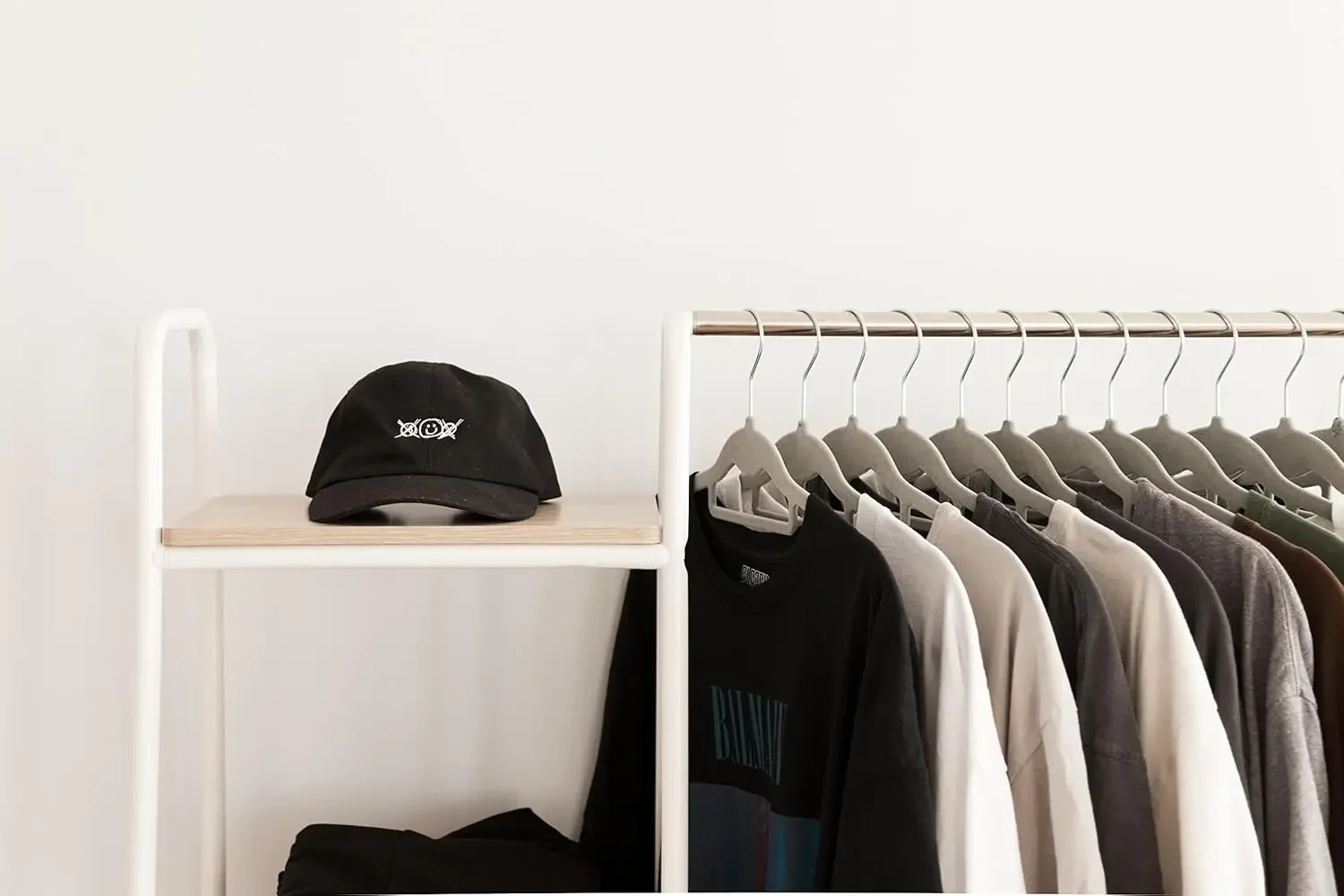 Вешалка для одежды подвешивания Отдельностоящая вешалка Легко собрать