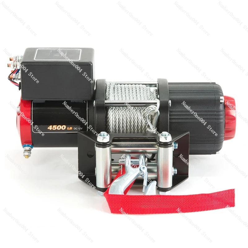 Электрическая лебедка для России 12 В 4500 анг. Фунт. комплект с дистанционным