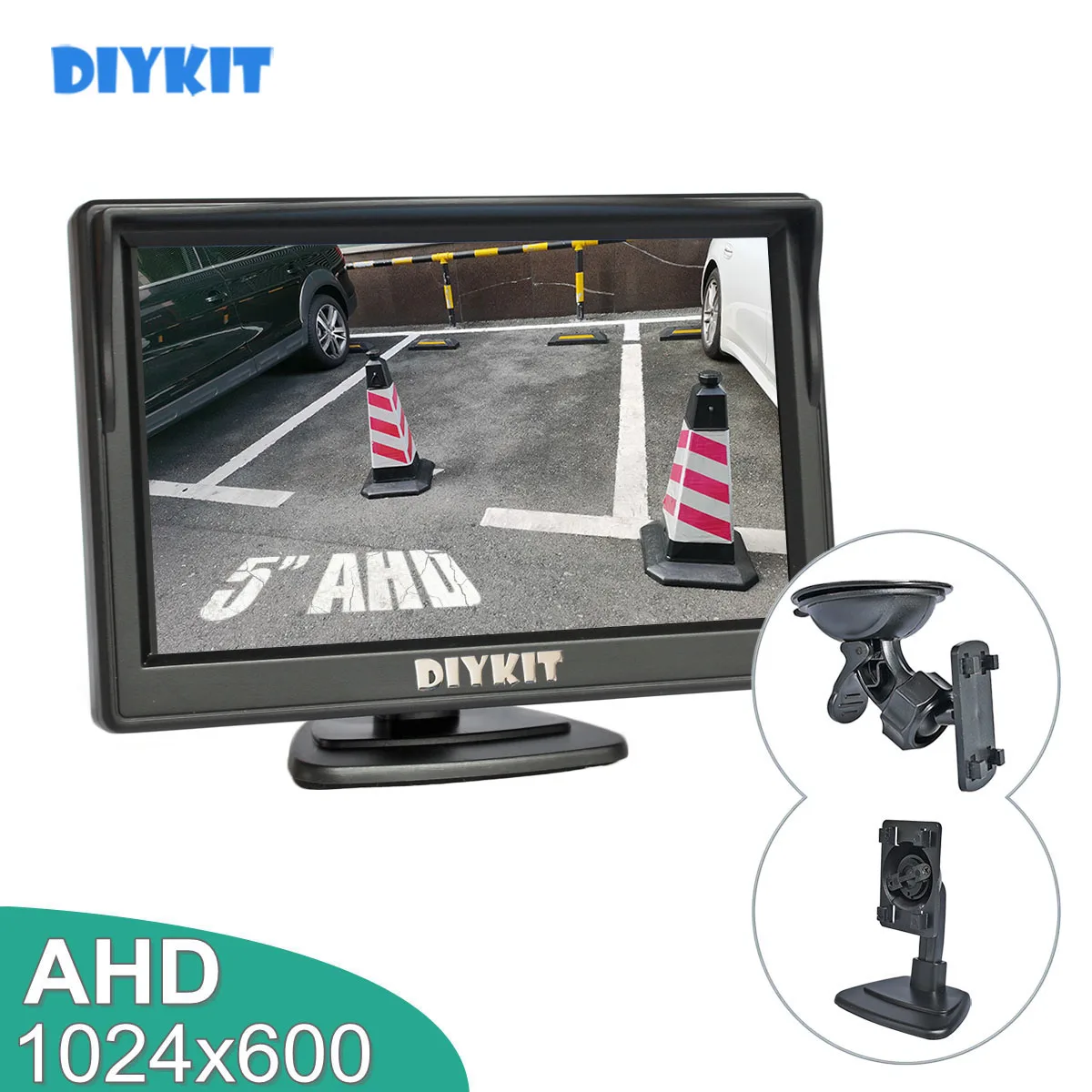 DIYKIT 5 &quotAHD автомобильный монитор заднего вида внутри Парковка Резервное