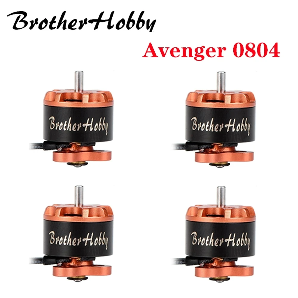 Двигатель Brother Hobby Avenger 0804 10000KV /12000KV /15000KV бесщеточный 1-2S совместимый с 65 мм/2,5 icch Пропеллер для FPV гоночного дрона