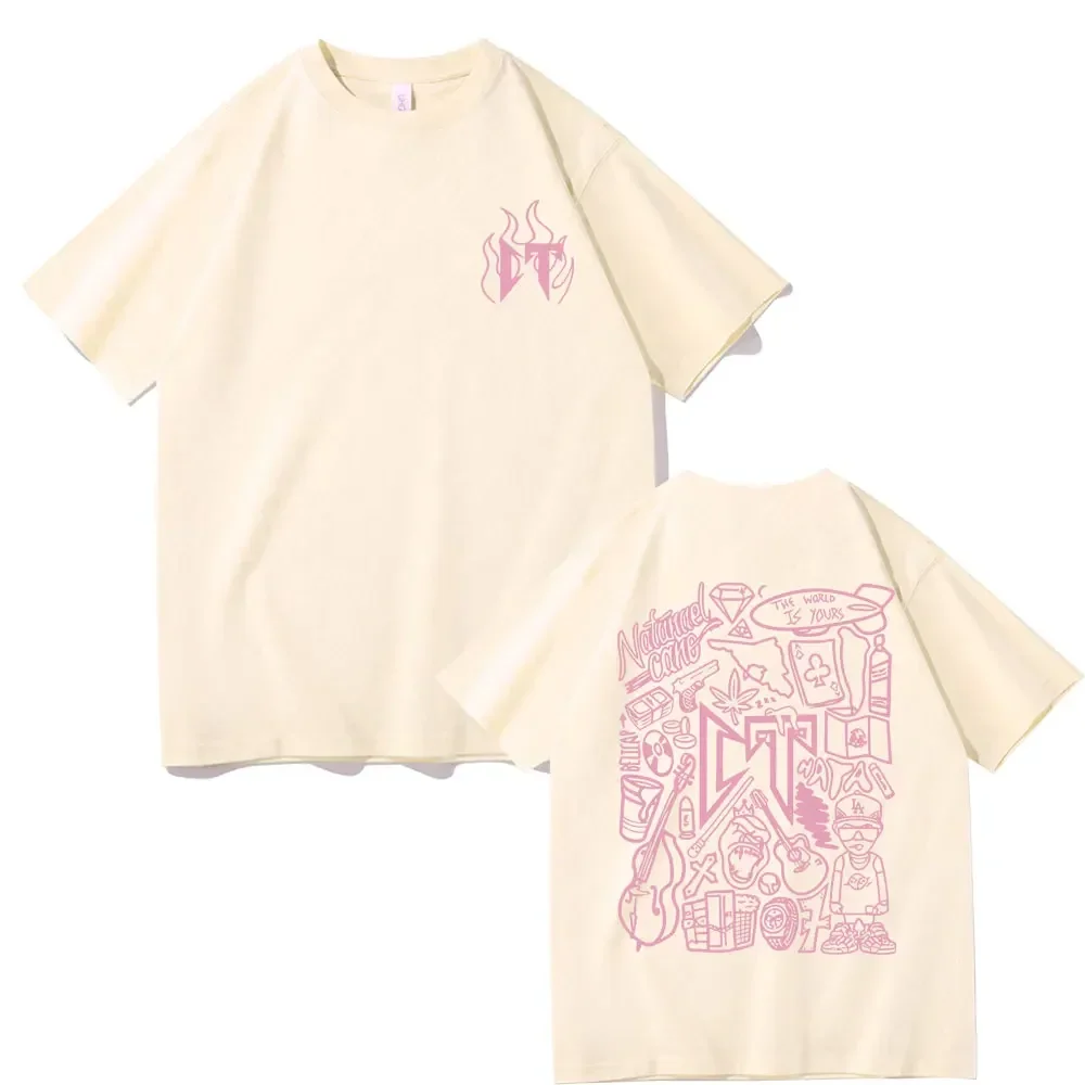 Футболка Мужская/женская оверсайз с графическим принтом в стиле хип-хоп