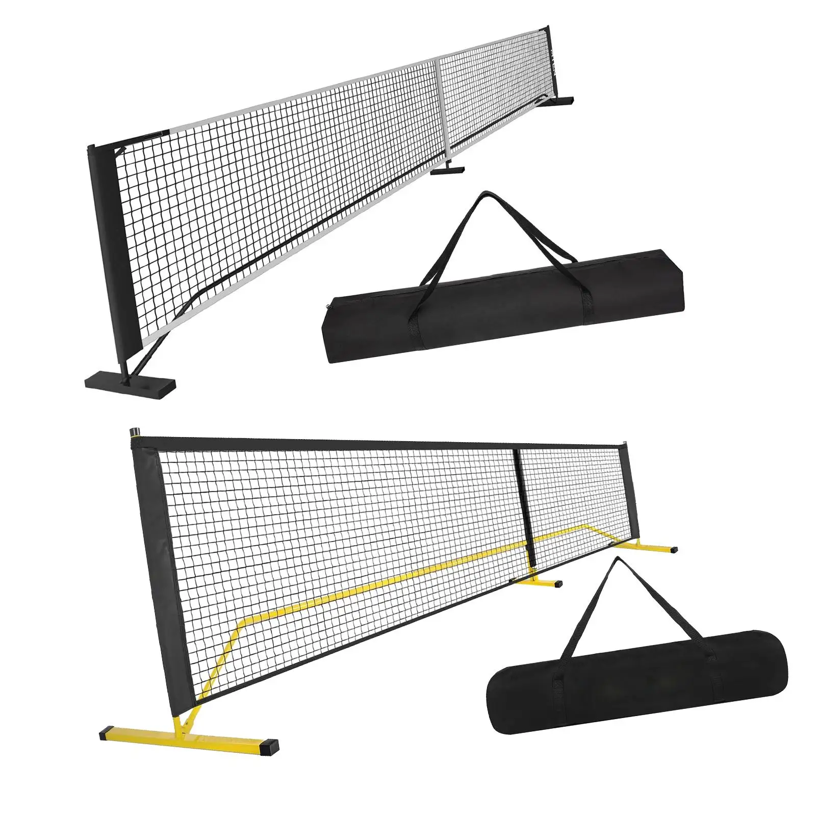 Переносная сеть для пиклбола 22 фута размер регулировки с металлической рамой