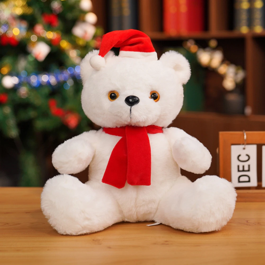 

28cm Luminous Bear Plush Toy Light Up Music Bear Stuffed Animals Plush Toy Glowing Bear Christmas No Battery