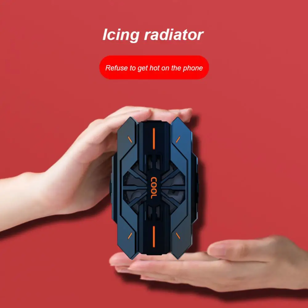 

Регулируемый игровой охладитель, Охлаждающий Универсальный Радиатор, Беспроводная зарядка, радиатор для сотового телефона, аккумулятор мо...