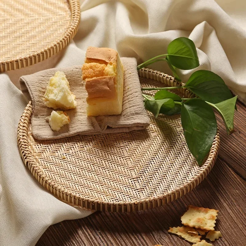 Бамбуковое сито ручной работы бамбуковый плот ручная роспись круглая совок