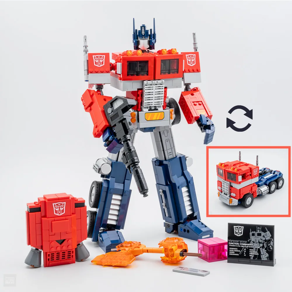 

1508PCS Fit 10302 Optimused Robot Primed Transformersed Creative Expert Building Block Bricks Toys Boys Kids Birthday Gift