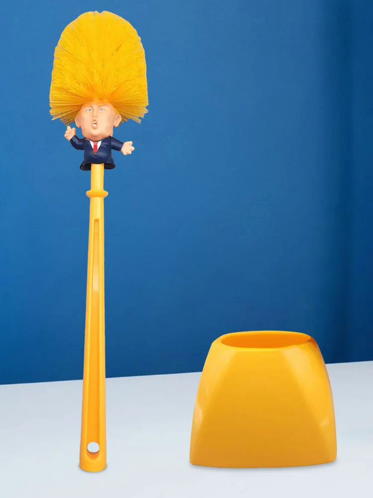 Щетка для унитаза Donald Trump с держателем щетка чистки ванной комнаты забавная