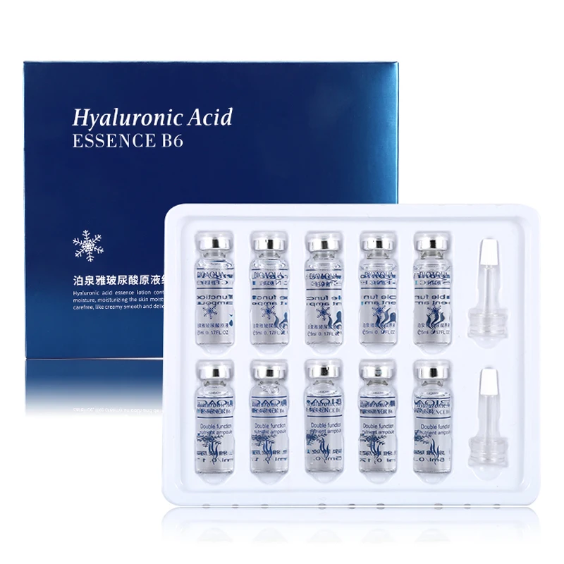 

10pcs BIOAQUA Hyaluronic Acid Serum Facial skincare Anti Wrinkle Anti-aging Nourishing Face Collagen Essence Liquid Skin Care