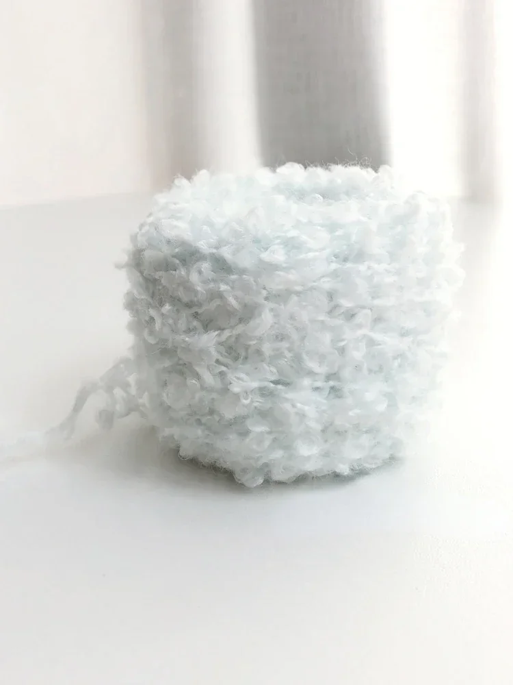 Шерстяная плюшевая пряжа для вязания 50г