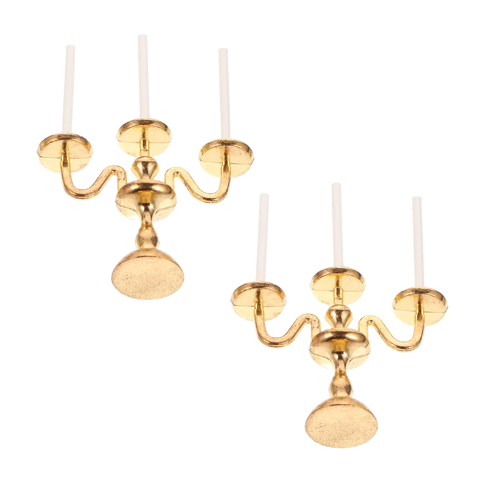 

Miniholder Miniature Lamp House Candlesticks Candlestick Holders Taper Landscape Diydecor Light Play Lights Alloy Micro