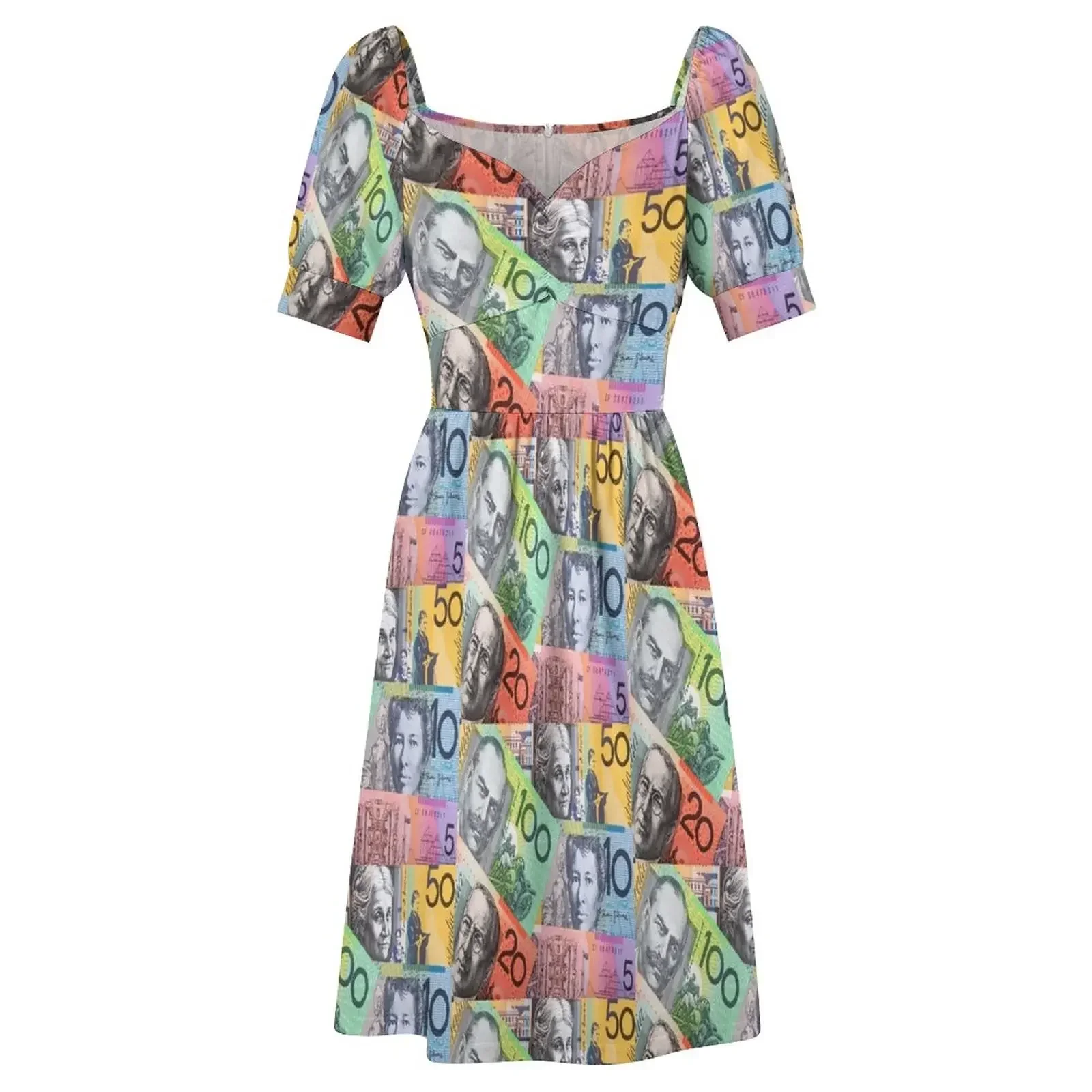Платье без рукавов с австралийскими долларами летнее платье для женщин платья 2025