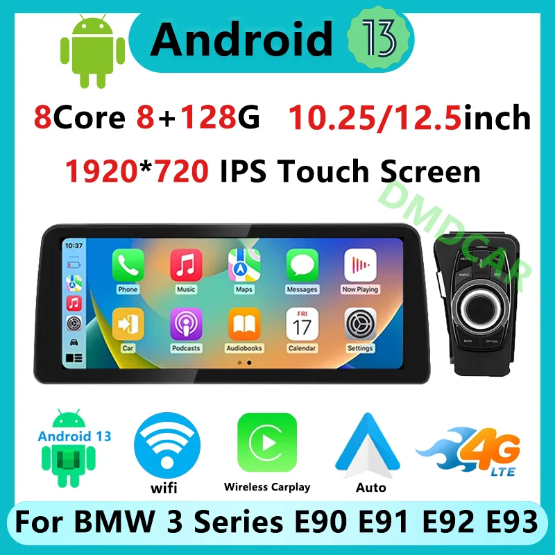 

Factory Price ID8 12.5" Central Multimedia For BMW 3Series E90 E91 E92 E93 Carplay Car Video Player GPS Navigation Android Auto