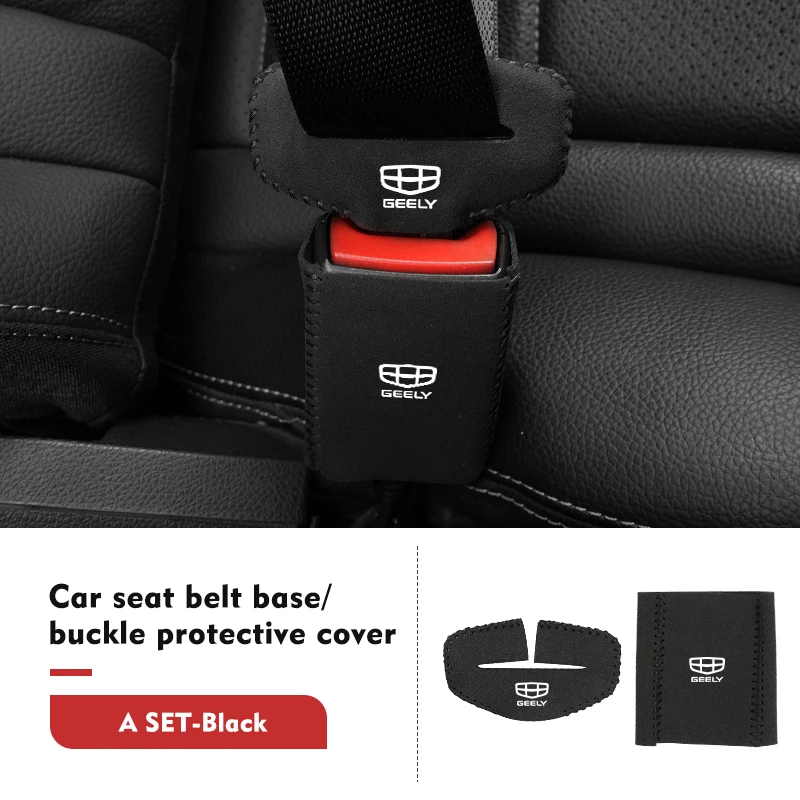 Автомобильный ремень для ремня безопасности Jack Базовая Крышка Заглушка рукав Аксессуары для Geely Manjaro Coolray gx3 Геометрия C Emgrand Atlas Tugella