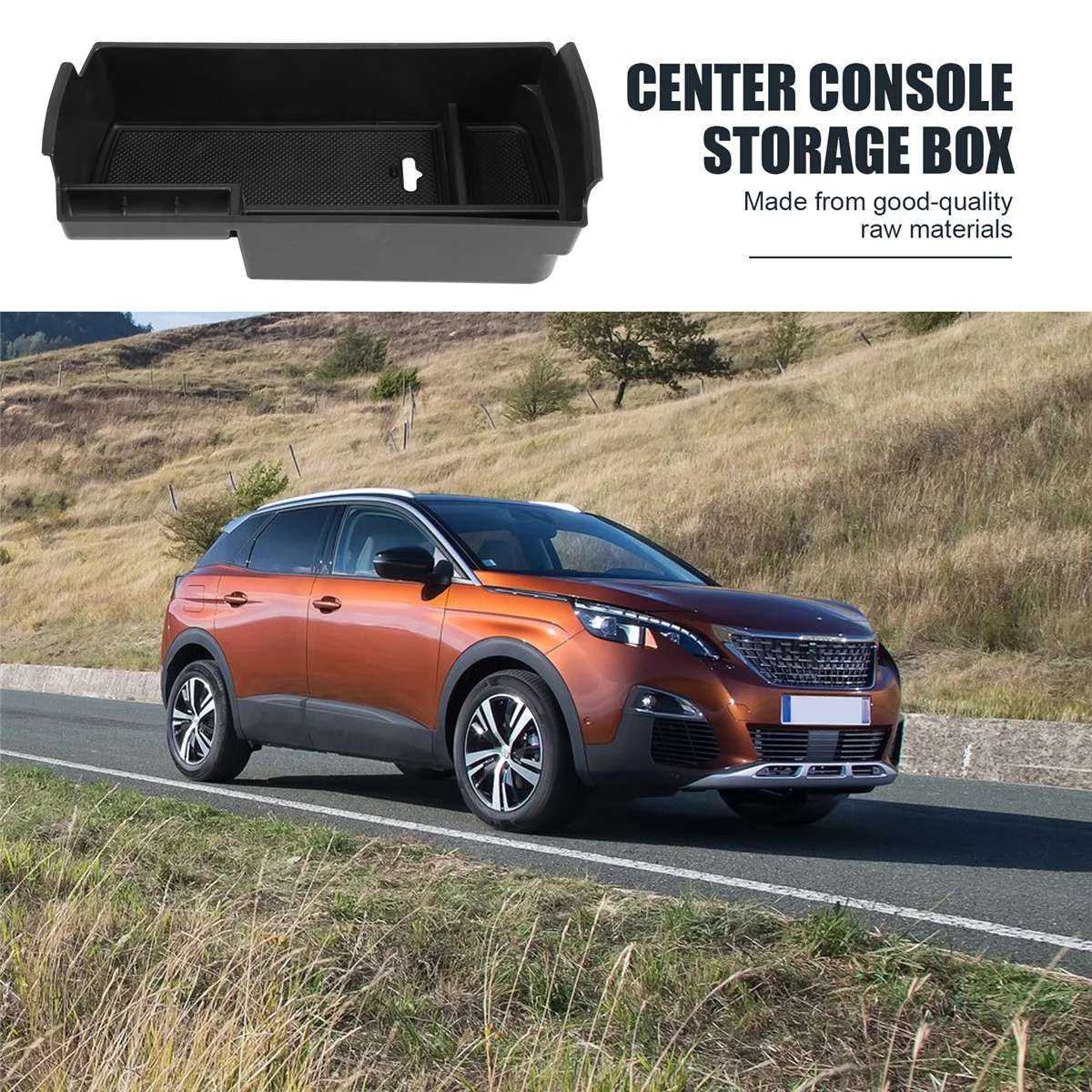 Ящик для хранения в подлокотнике Peugeot 3008 3008GT 5008 2017-2020 органайзер на центральной