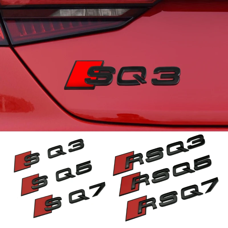 

Наклейка на багажник автомобиля для Audi S Line RS SQ3 SQ5 SQ7 RSQ3 RSQ5 RSQ7 V8T A3 A5 A7 S3 S5 S7 RS3 RS5 RS7