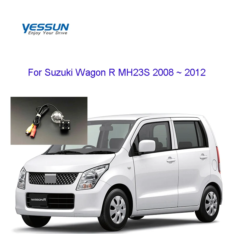 

Камера заднего вида Yessun AHD1280 * 720P для Suzuki Wagon R MH23S 2008 2009 2010 2011, камера номерного знака/камера заднего вида Vehich