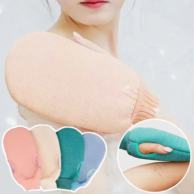 1pc Bath For Peeling SPA Exfoliating Body Cleaning Scrub Mitt Rub Dead Skin Gloves For Shower Body Brush Towel Foam Body Massage