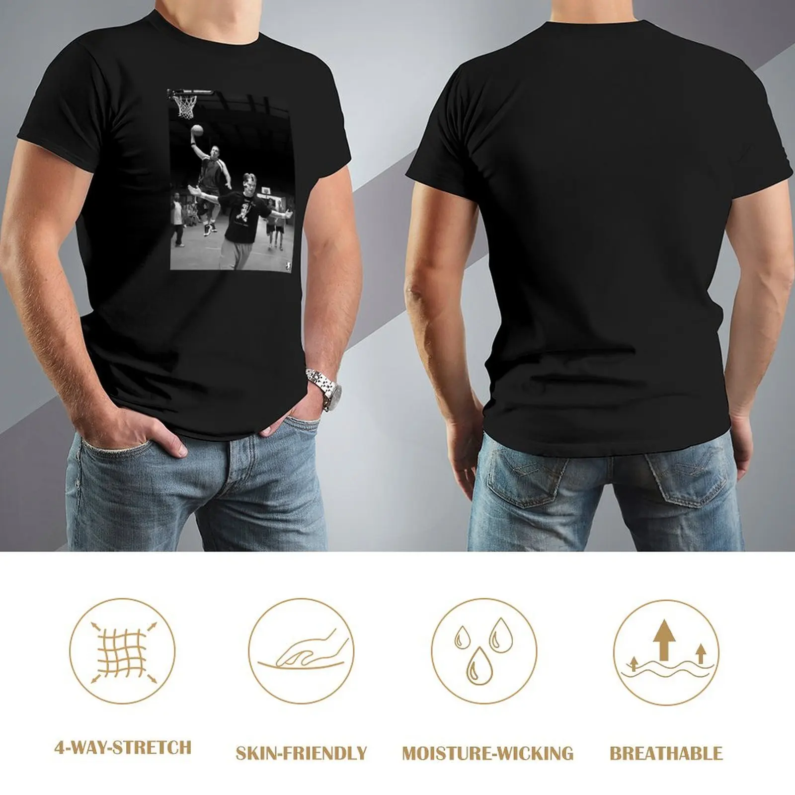 Футболка Dwight and Michael Dunk on the Dunder Mifflin Basketball League мужская футболка рубашки с рисунком